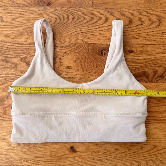 Lululemon Align Reversible Bra A/B Cup Light Support Nulu Fabric Beige Size 6 - Picture 7 of 10